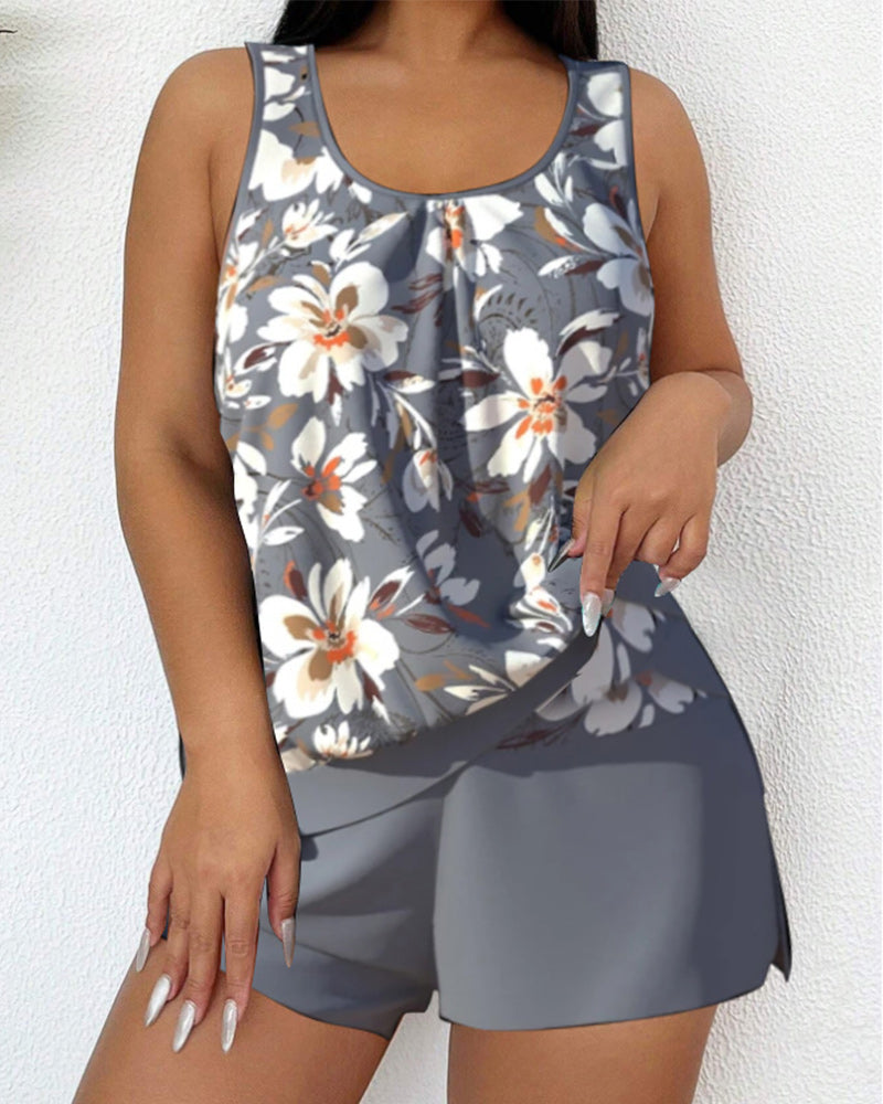 Tankini is available in casual styles and prints
