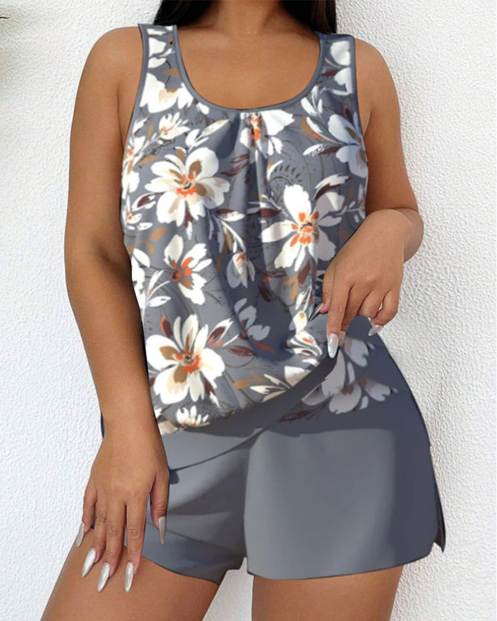 Tankini is available in casual styles and prints