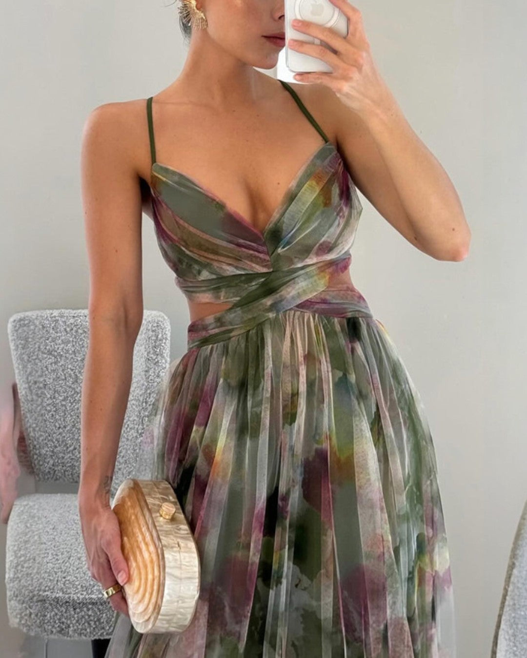 Viela | Floral Maxi Dress