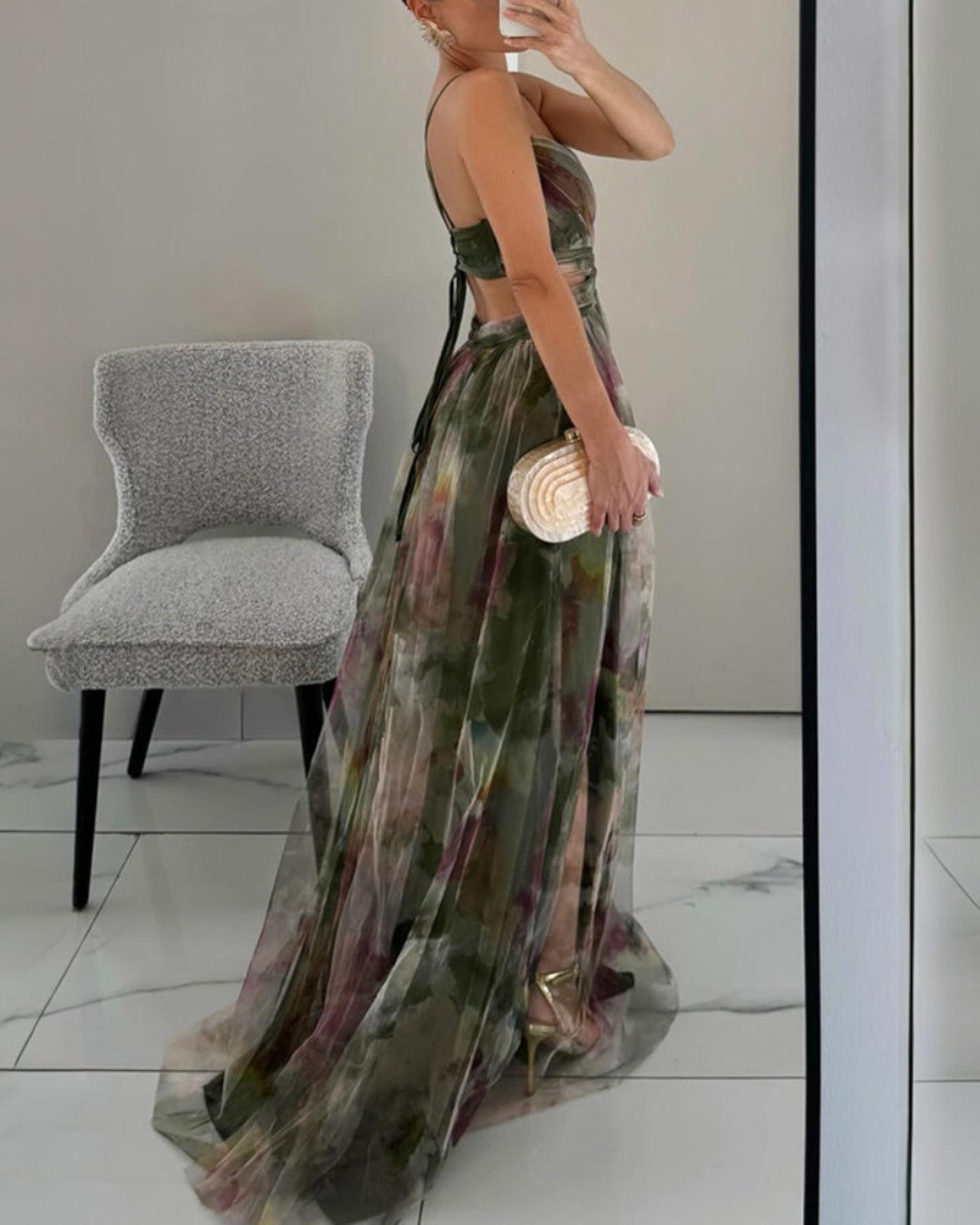 Viela | Floral Maxi Dress