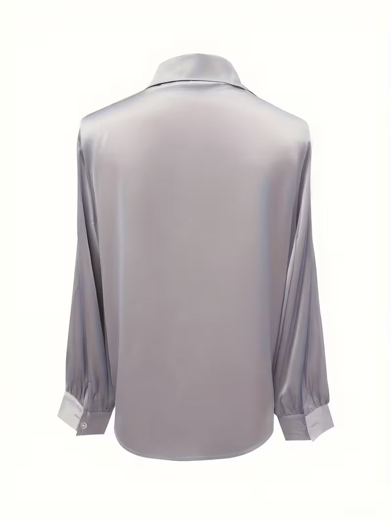 Leylah | Elegant Long-Sleeve Blouse