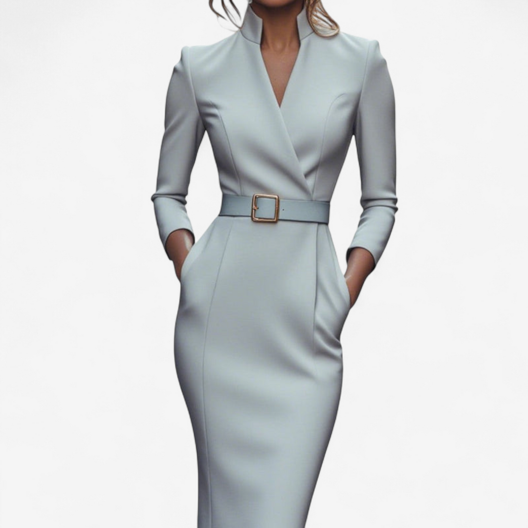 Miriam | Elegant Belted Dress