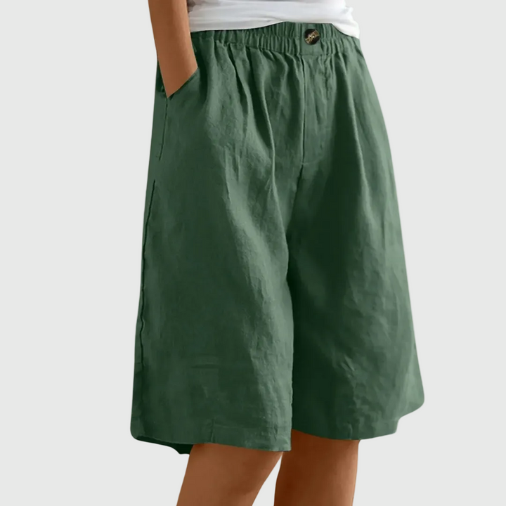 Miley | Lightweight Linen Cotton Shorts