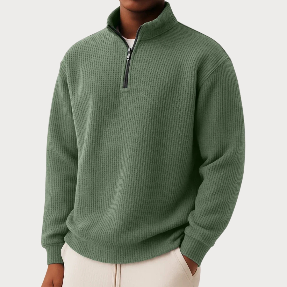 Varrek | Refined Half-Zip Sweater