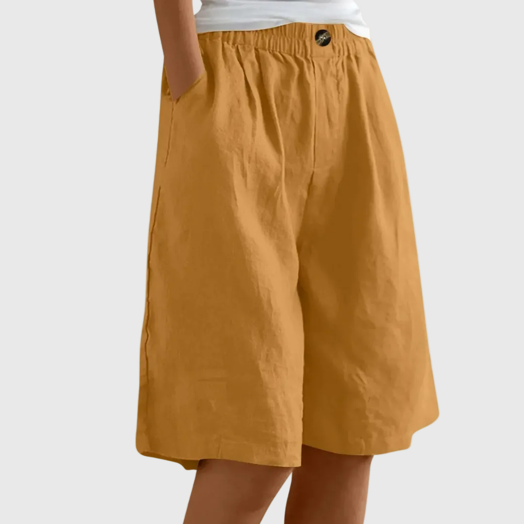 Miley | Lightweight Linen Cotton Shorts
