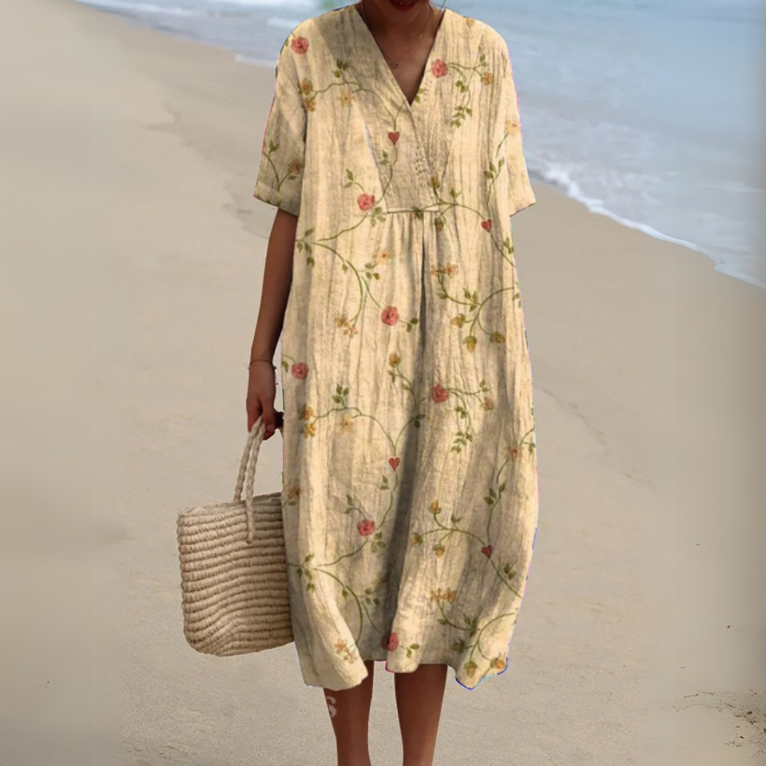 Audrey - Elegant Floral Dress