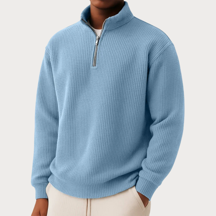 Varrek | Refined Half-Zip Sweater