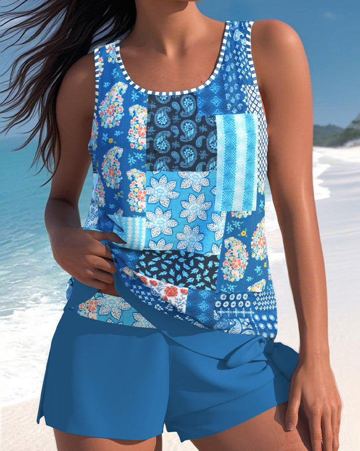 Two-Piece Tankini Swimsuit