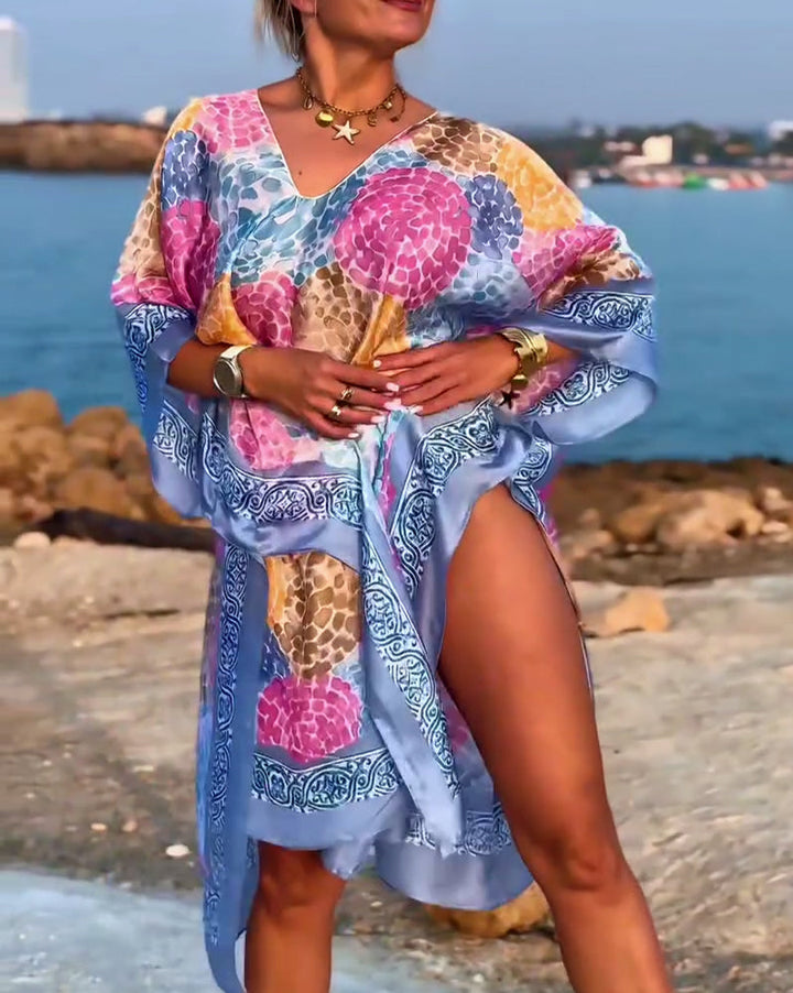 Printed Resort Pareo Swimwear