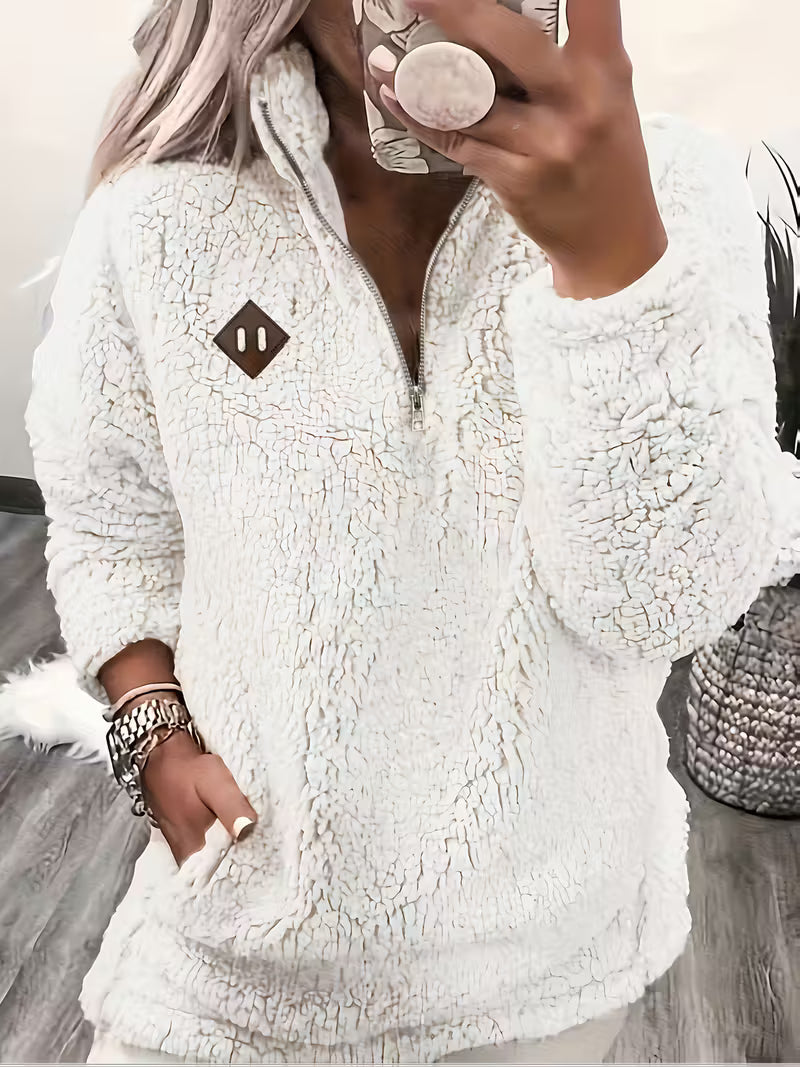 Humera™ | Elegant Zip-Up Sweater