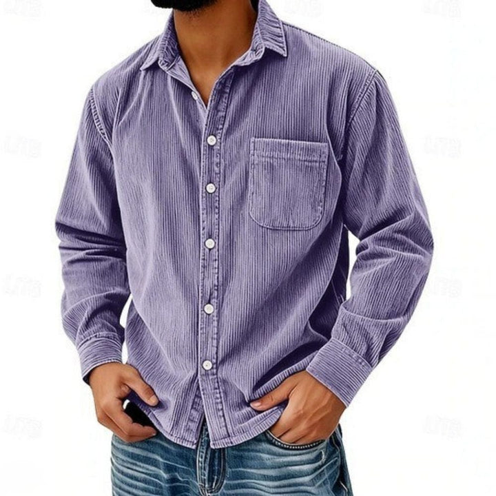 Mon | Textured Button-Up Shirt