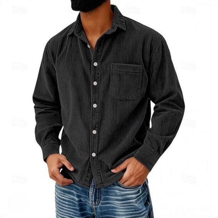 Mon | Textured Button-Up Shirt