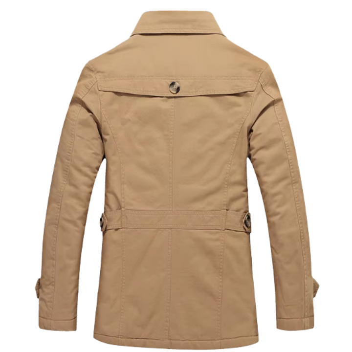 Étienne™ | Elegant Quilted Trench Coat for Men