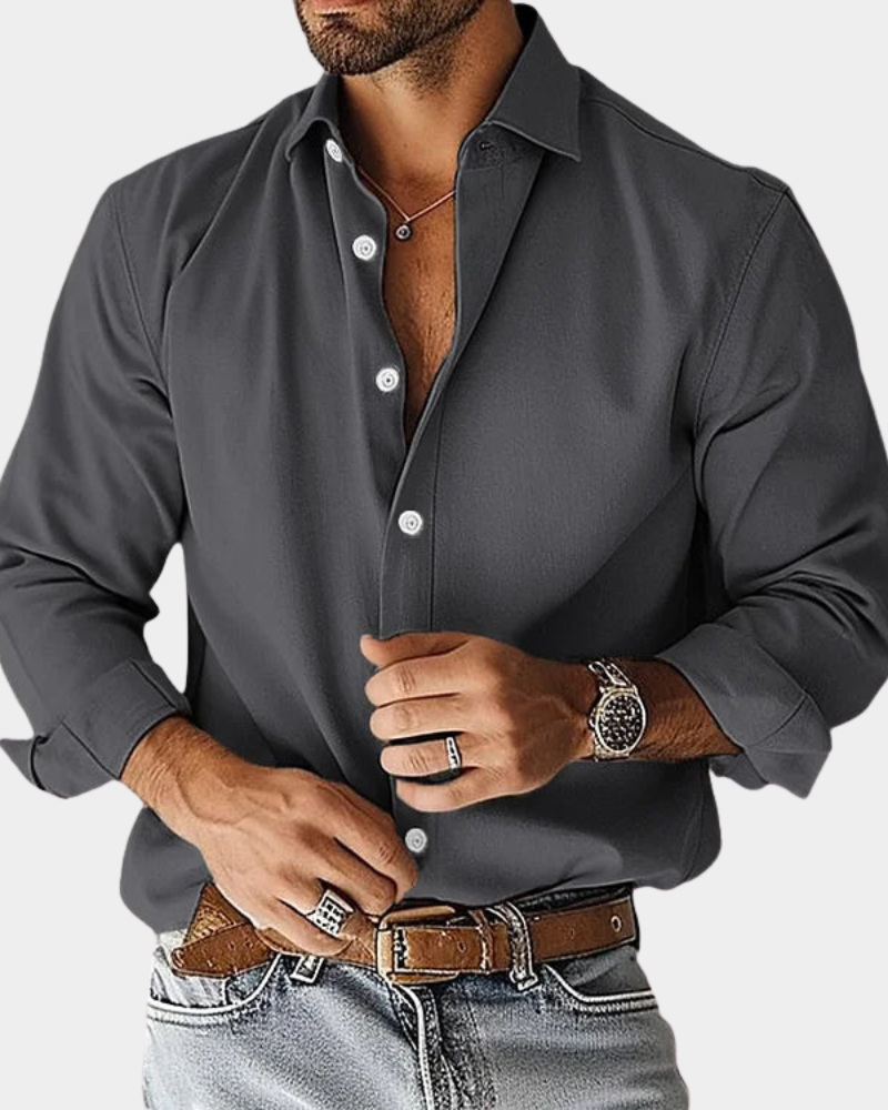 Pinchas | Long-Sleeve Buttoned Shirt