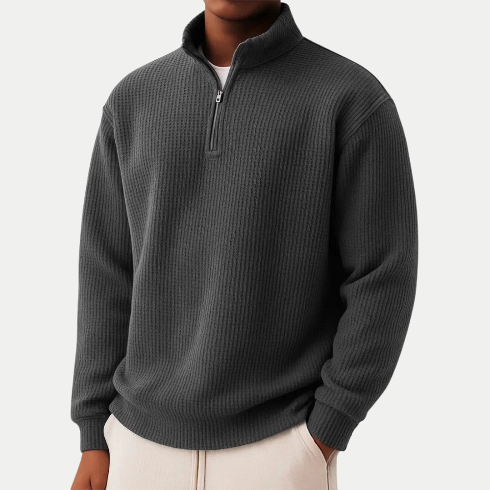 Varrek | Refined Half-Zip Sweater