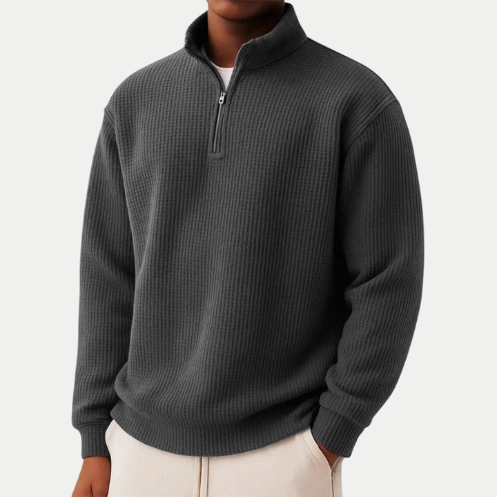 Varrek | Refined Half-Zip Sweater