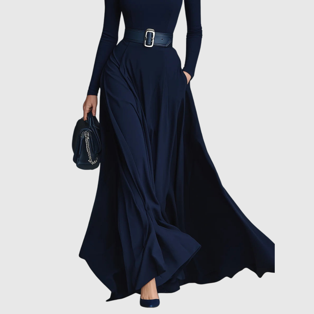 Corliss | High-Neck Maxi Dress