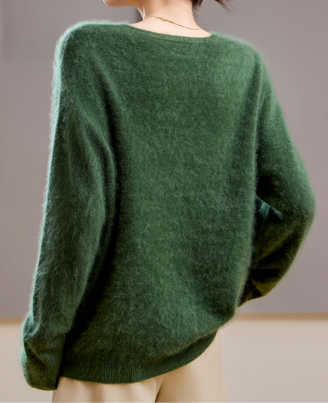 Claire | Brushed V-Neck Sweater