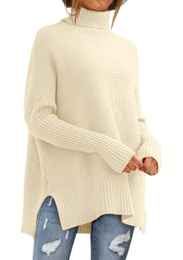 Megan | Elegant Relaxed Turtleneck Sweater