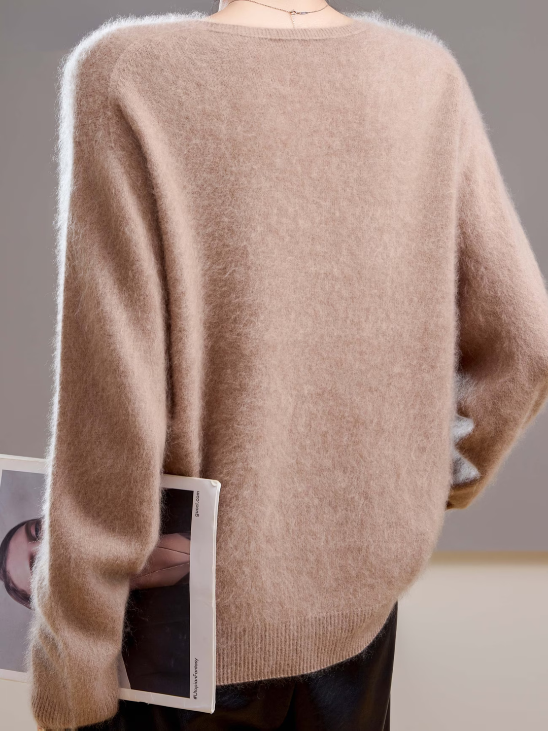 Élise | Brushed V-Neck Sweater
