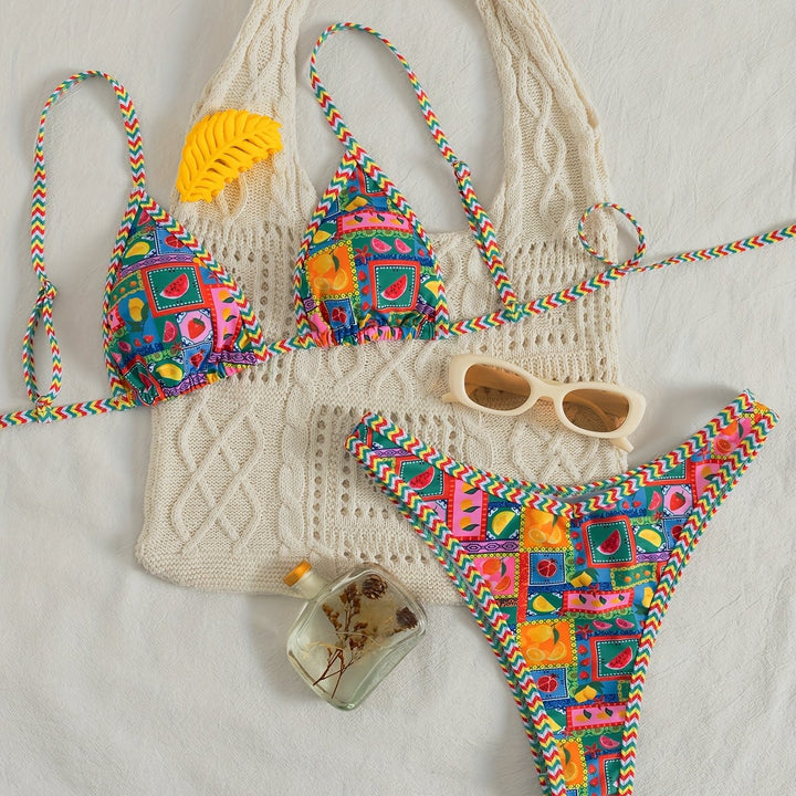 Cristy | Soft-Cup Backless Bikini Set