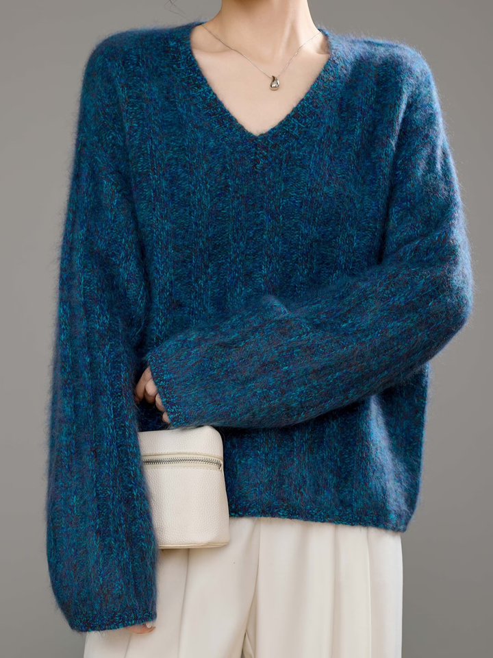 Sophie | Brushed V-Neck Sweater