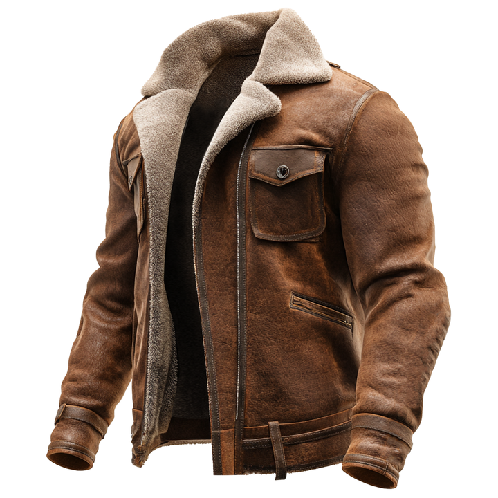 AVIATION INSPIRED WOOLEN JACKET LEVANTAVERSAILLES | WOOLEN AVIATION JACKET