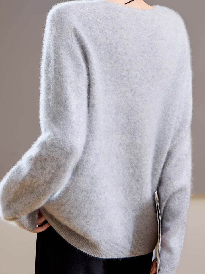 Élise | Brushed V-Neck Sweater