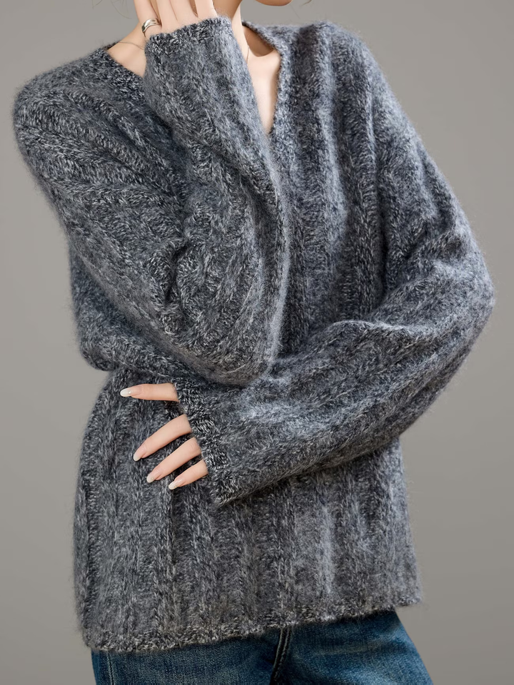 Sophie | Brushed V-Neck Sweater