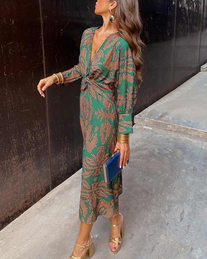 Violet | Elegant A-Line Maxi Dress