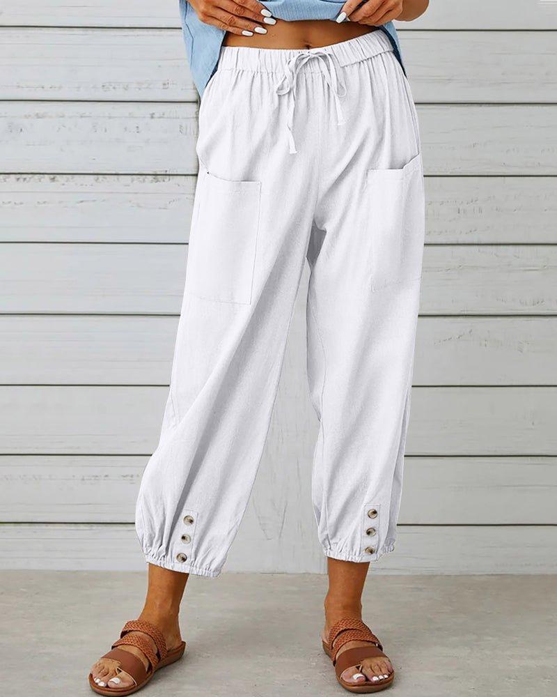 Neve | Chic High-Waist Trousers
