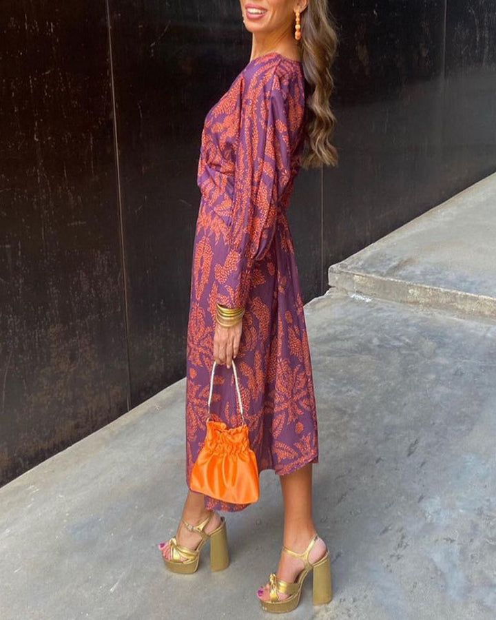 Violet | Elegant A-Line Maxi Dress