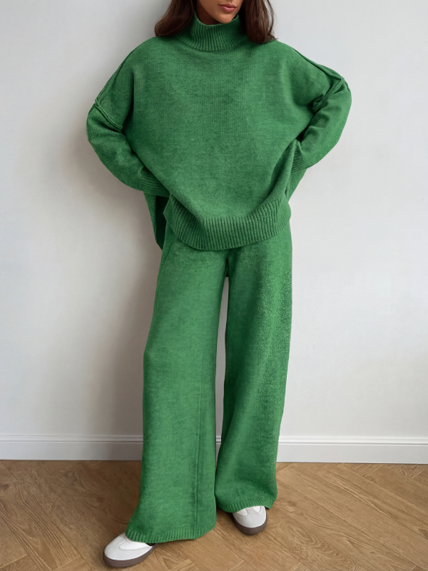 Beatrix | Turtleneck Sweater & Wide-Leg Set