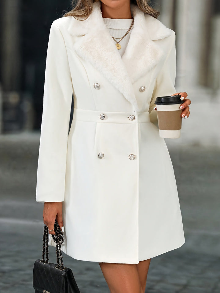 Serine | Elegant Two-Tone Coat