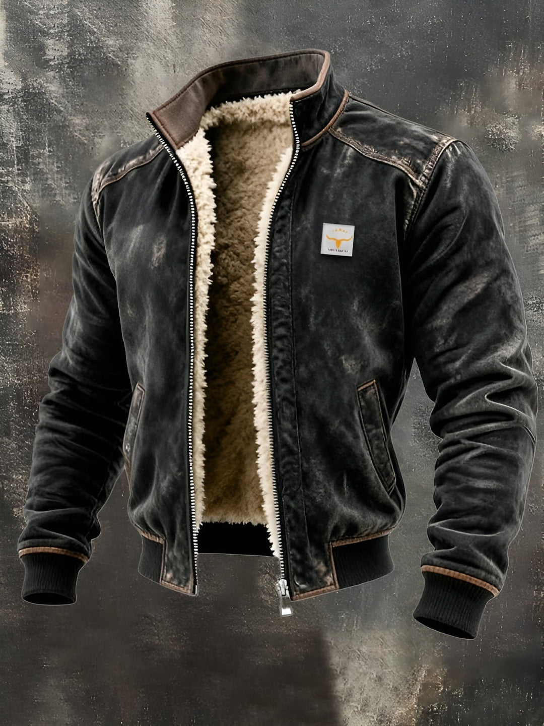 LEVANTAVERSAILLES | THERMAL LEATHER JACKET