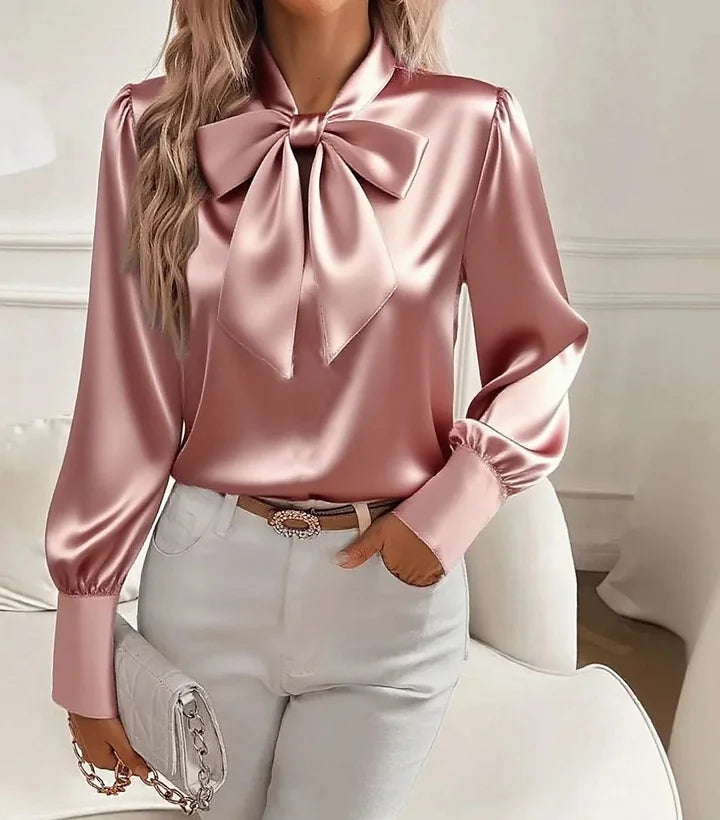 Anastasia | Shiny Satin Shirt