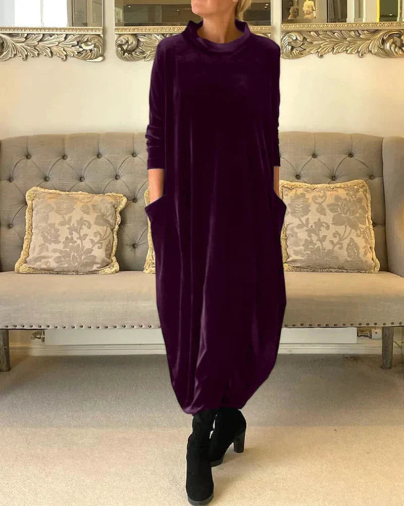 Layeena | Velvet Maxi Dress