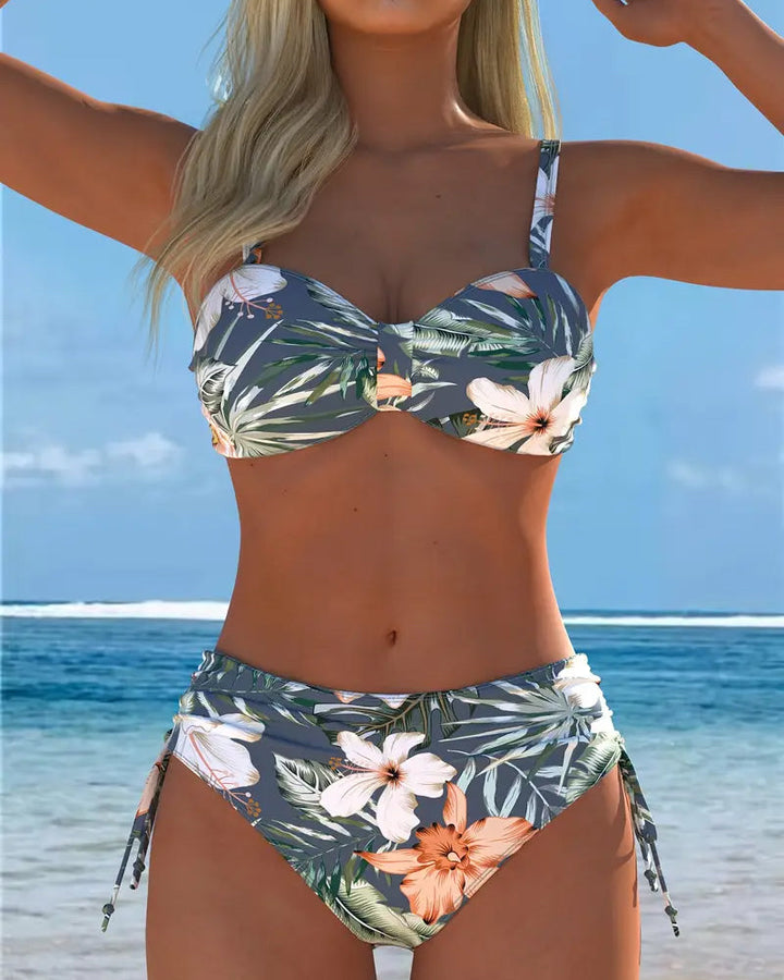 Printed Two-Piece Bikini – Elegant