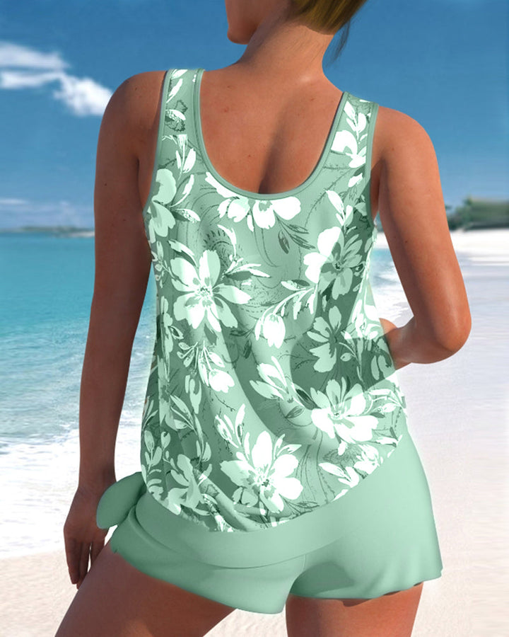 Tankini is available in casual styles and prints