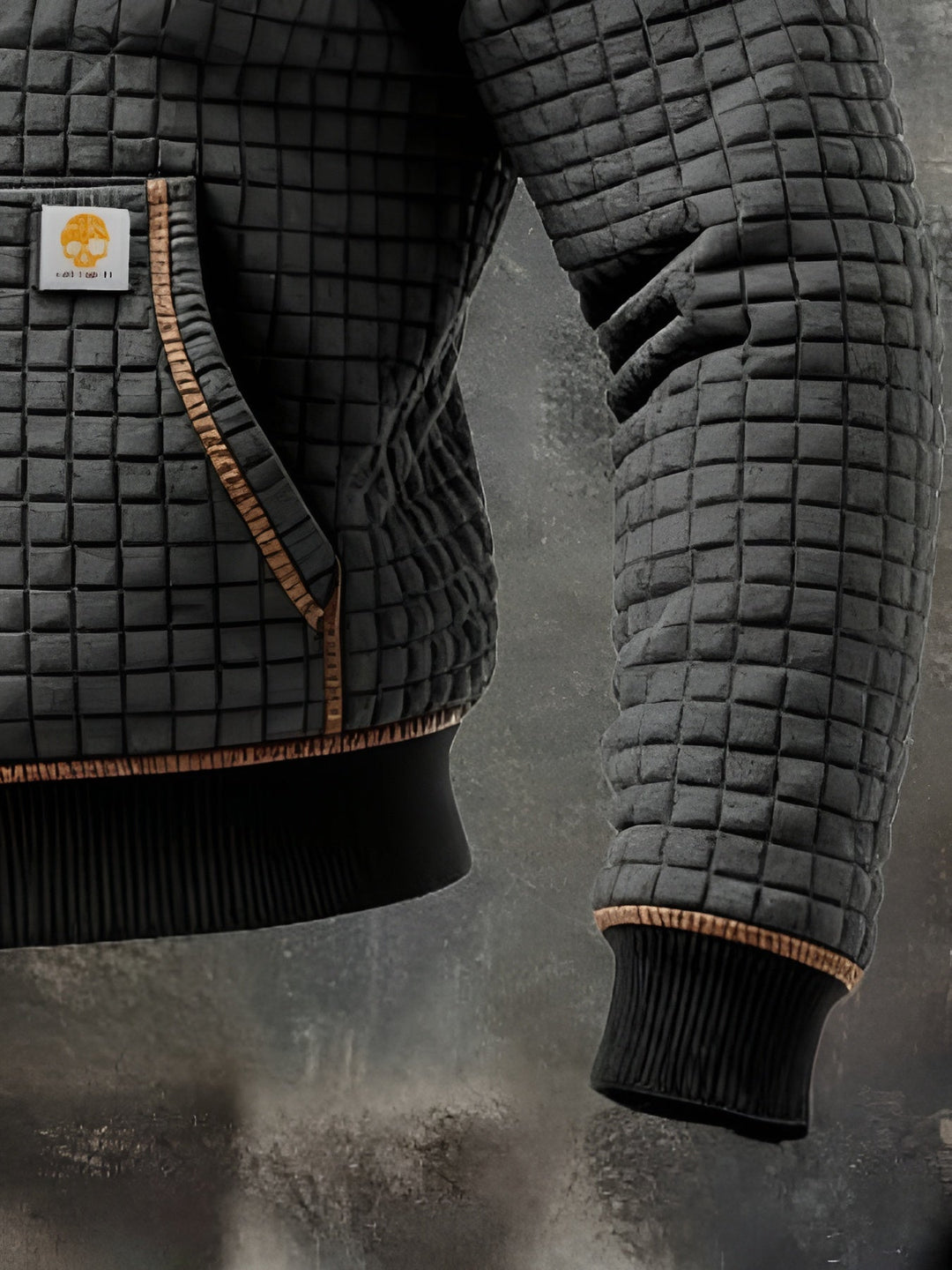 LEVANTAVERSAILLES | GRAPHITE QUILTED JACKET