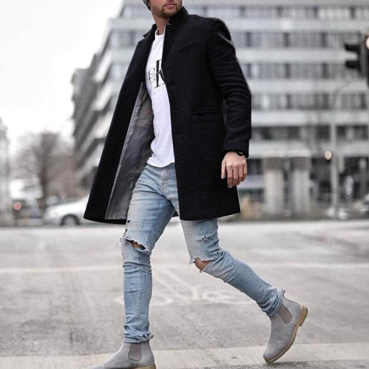 Isidore - Elegant Long Wool Coat