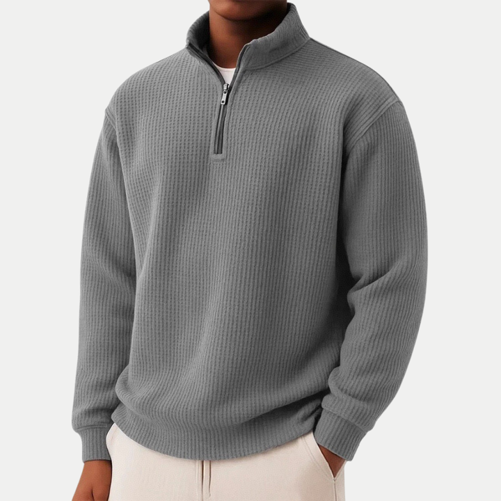 Varrek | Refined Half-Zip Sweater