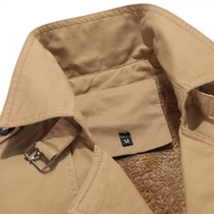 Étienne™ | Elegant Quilted Trench Coat for Men