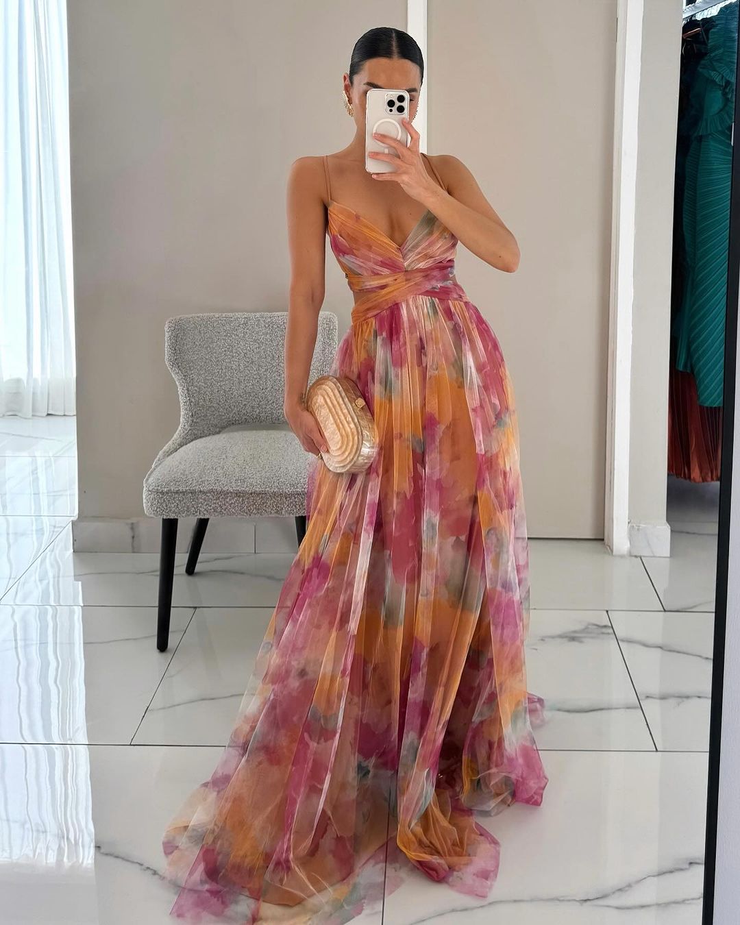 Viela | Floral Maxi Dress