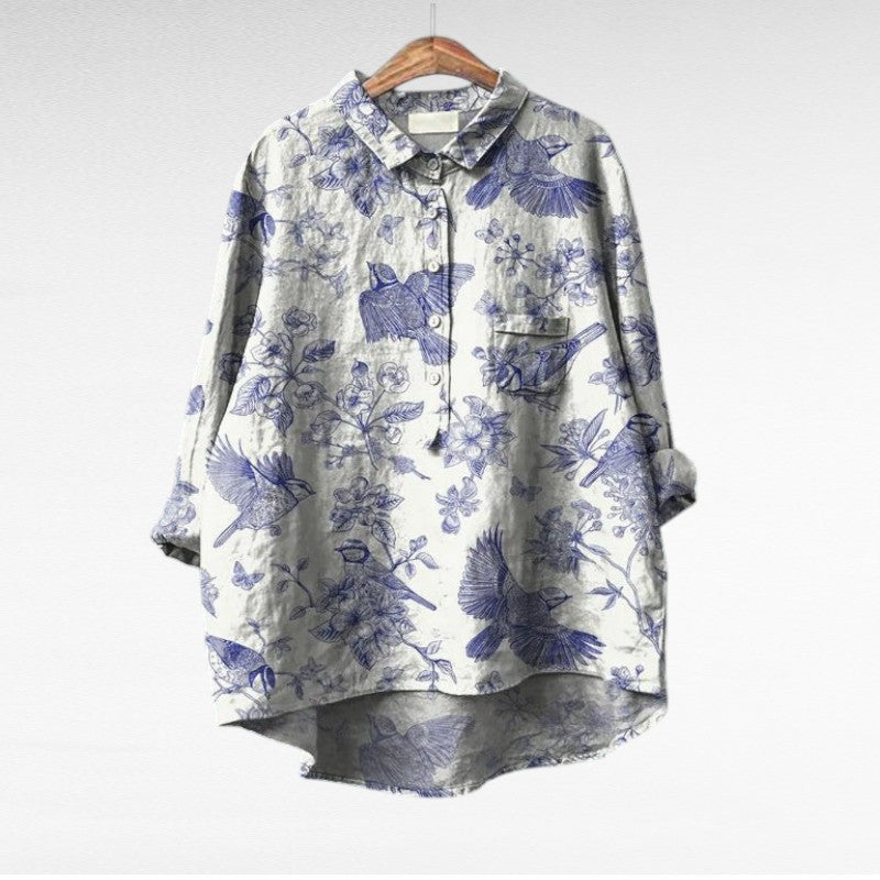 Giselle | Elegant Floral Blouse