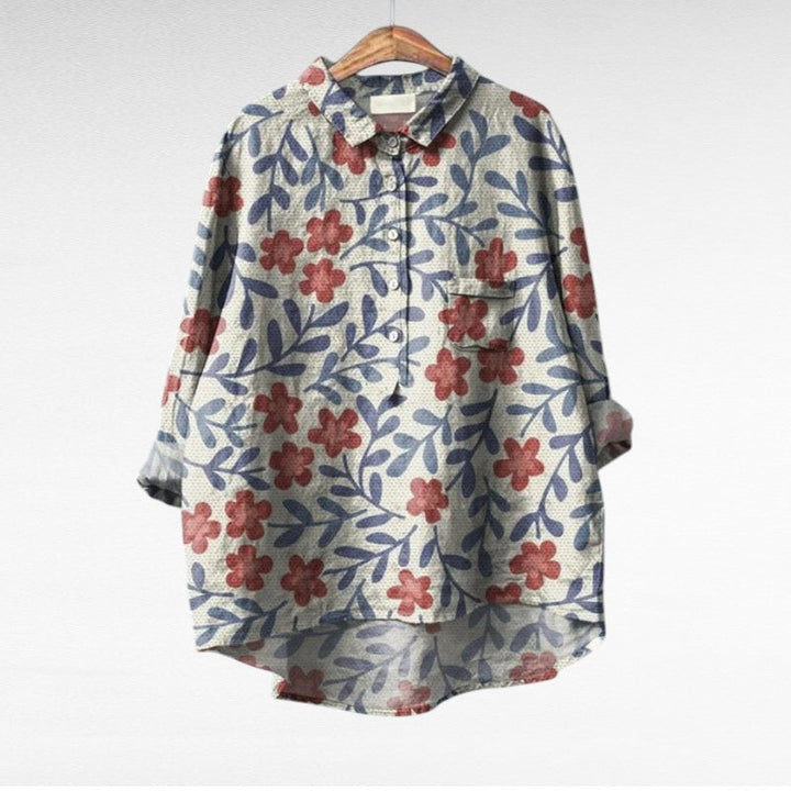 Giselle | Elegant Floral Blouse