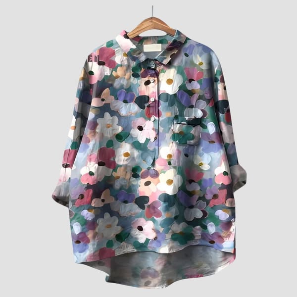 Amara | Colourful Dot Print Shirt