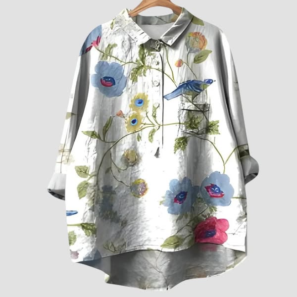 Amara | Colourful Dot Print Shirt