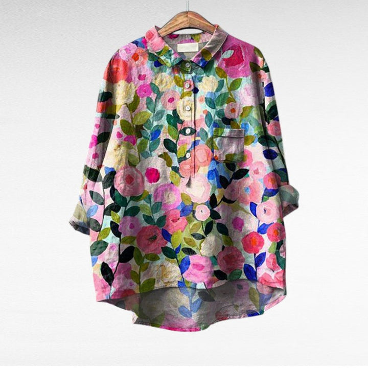 Giselle | Elegant Floral Blouse