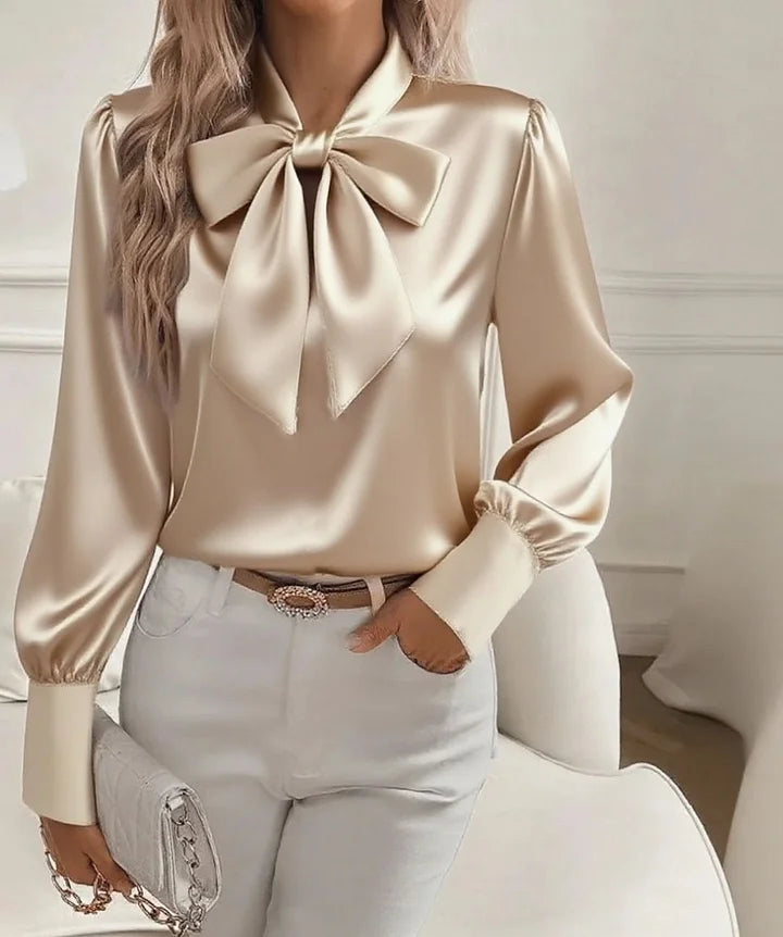 Anastasia | Shiny Satin Shirt